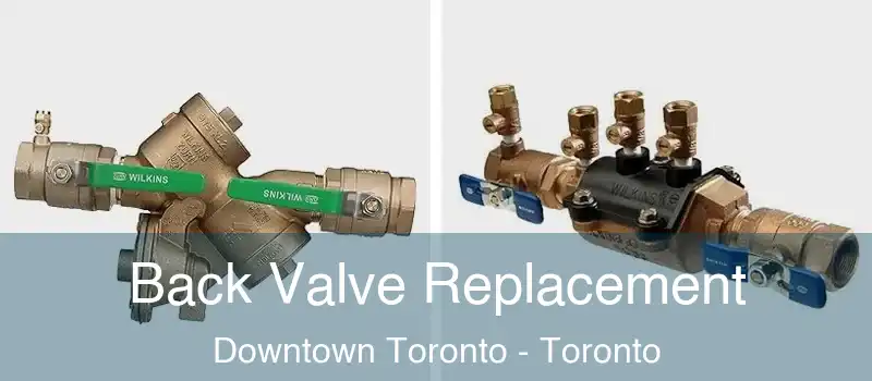 Back Valve Replacement Downtown Toronto - Toronto