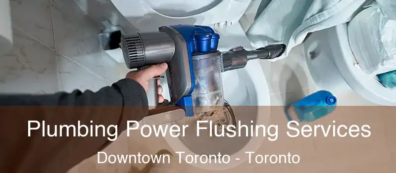  Plumbing Power Flushing Services Downtown Toronto - Toronto