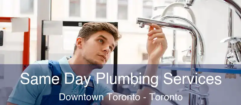 Same Day Plumbing Services Downtown Toronto - Toronto
