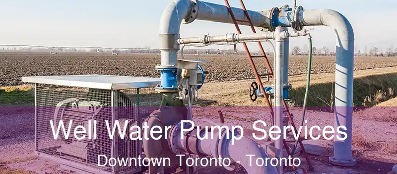  Well Water Pump Services Downtown Toronto - Toronto